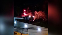 Barracão volta a pegar fogo no Bairro Cancelli; Bombeiros foram novamente mobilizados