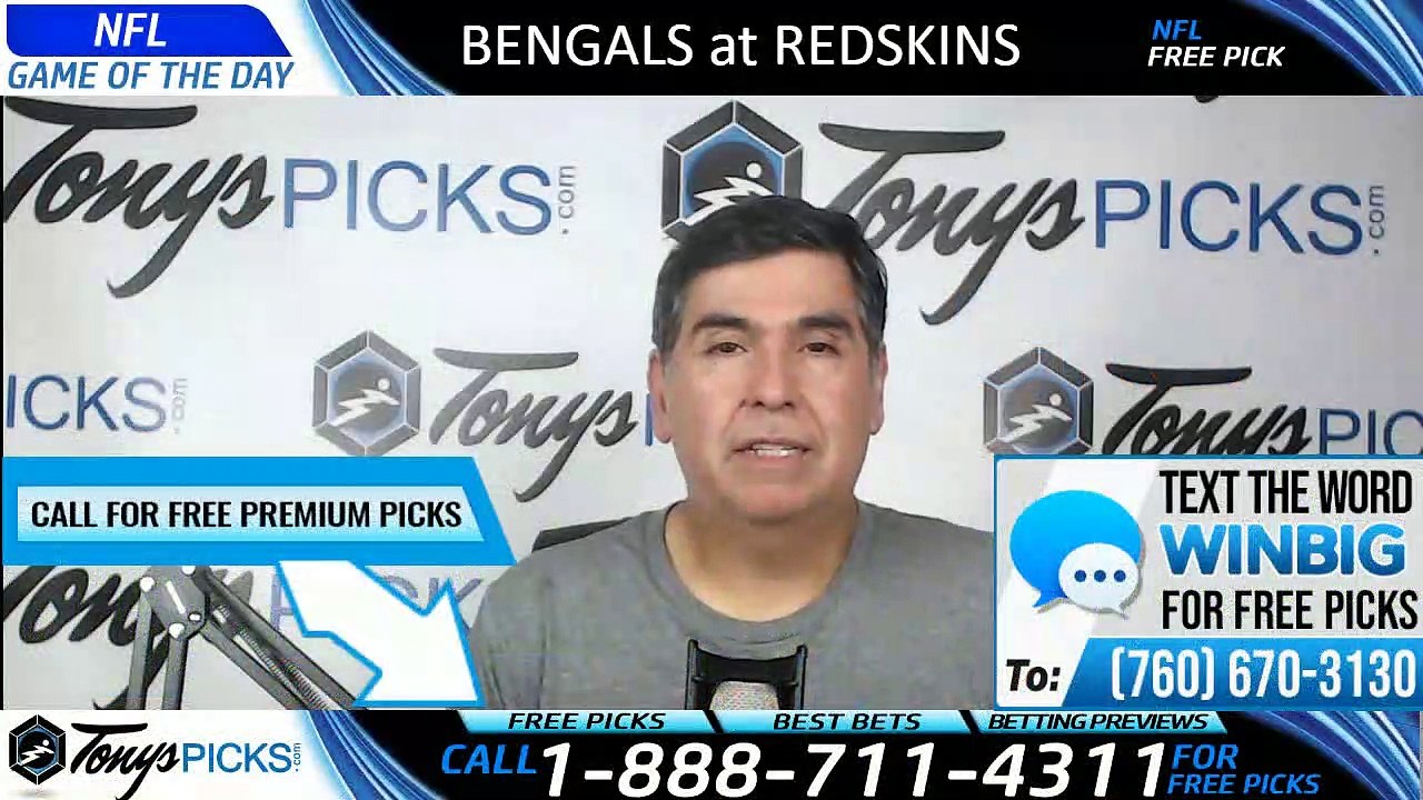 Bengals Redskins NFL Pick 8/14/2019