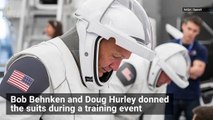 See NASA Astronauts Test Out SpaceX's Sleek New Spacesuits