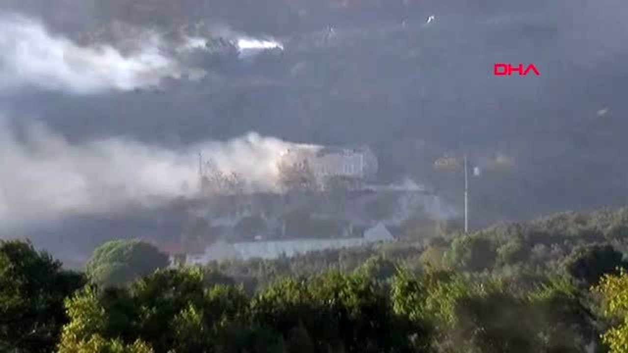 BALIKESİR Marmara Adası'nda yangın-6