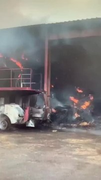 Vidéo de l'incendie par David Legros