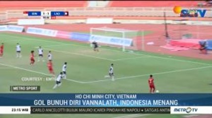 Gol Bunuh Diri Pemain Laos, Indonesia Melaju ke Babak Semifinal Piala AFF U18
