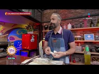 Cocina de solteros:  Calabacitas gratinadas | Sale el Sol