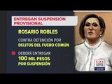 ¿Cuánto tendrá que pagar Rosario Robles para no ser detenida? | Noticias con Ciro Gómez Leyva