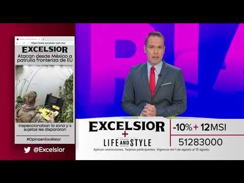 Atacan a balazos desde México a patrulla fronteriza de Estados Unidos | Noticias con Yuriria Sierra