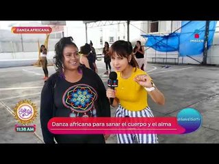 ¡Ana Alicia se fue a tomar una clase de danza africana! | Sale el Sol