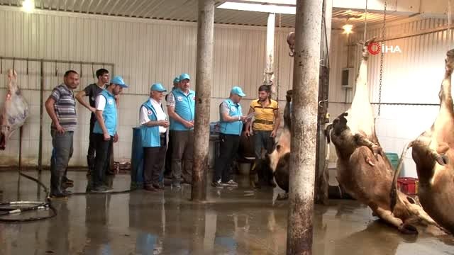 - Azerbaycan'da ihtiyaç sahiplerine dağıtılmak üzere kurban kesimi yapıldı