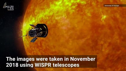 NASA Probe Captures Solar Wind Streaming Out From the Sun