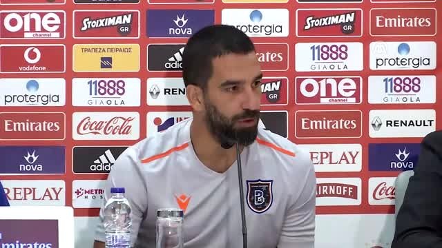 Olympiakos-Medipol Başakşehir maçına doğru - Okan Buruk / Arda Turan (2)