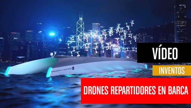[CH] Drones repartidores desde barcazas en los ríos