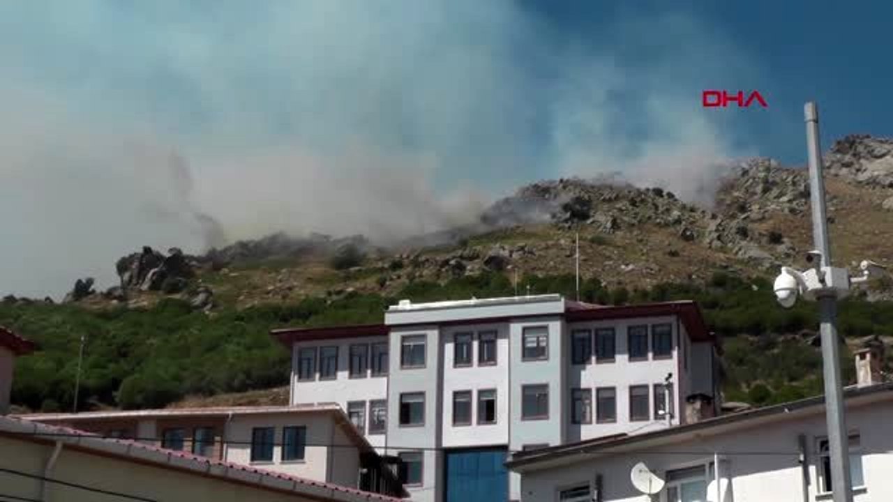 BALIKESİR Marmara Adası'nda yangın-EK