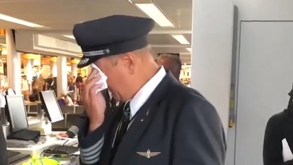 Retiring Pilot Surprised With Choir Singing Irish Blessing