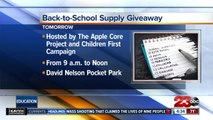 Organizations team up to help kids with back to school supplies in East Bakersfield