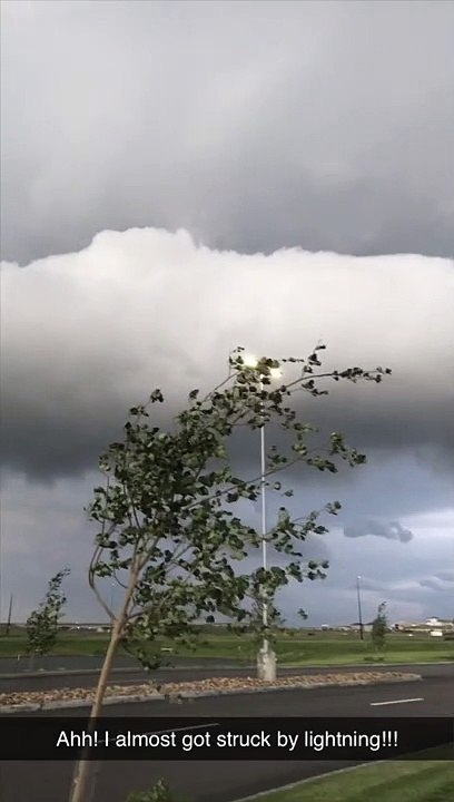 Lightning Strikes Super Close