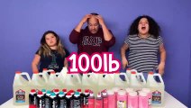 100  Pounds of Super Fluffy Valentines Slime