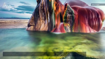 Stunning Technicolor Geyser in Nevada Formed Out of Human Error