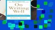 On Writing Well, 30th Anniversary Edition  Best Sellers Rank : #1