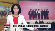 BTS win awards at Teen Choice Awards for third time