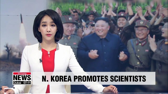 Kim Jong-un promotes 103 scientists that developed 'powerful new weapon system': KCNA