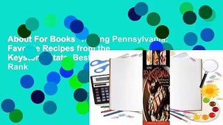 About For Books  Tasting Pennsylvania: Favorite Recipes from the Keystone State  Best Sellers Rank