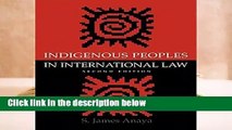 [FREE] Indigenous Peoples in International Law