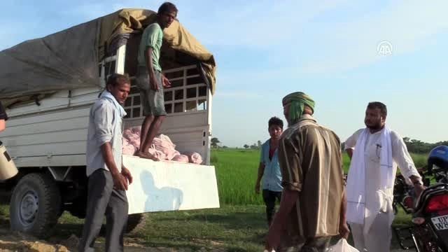 Türk Diyanet Vakfından Nepal'de kurban eti dağıtımı