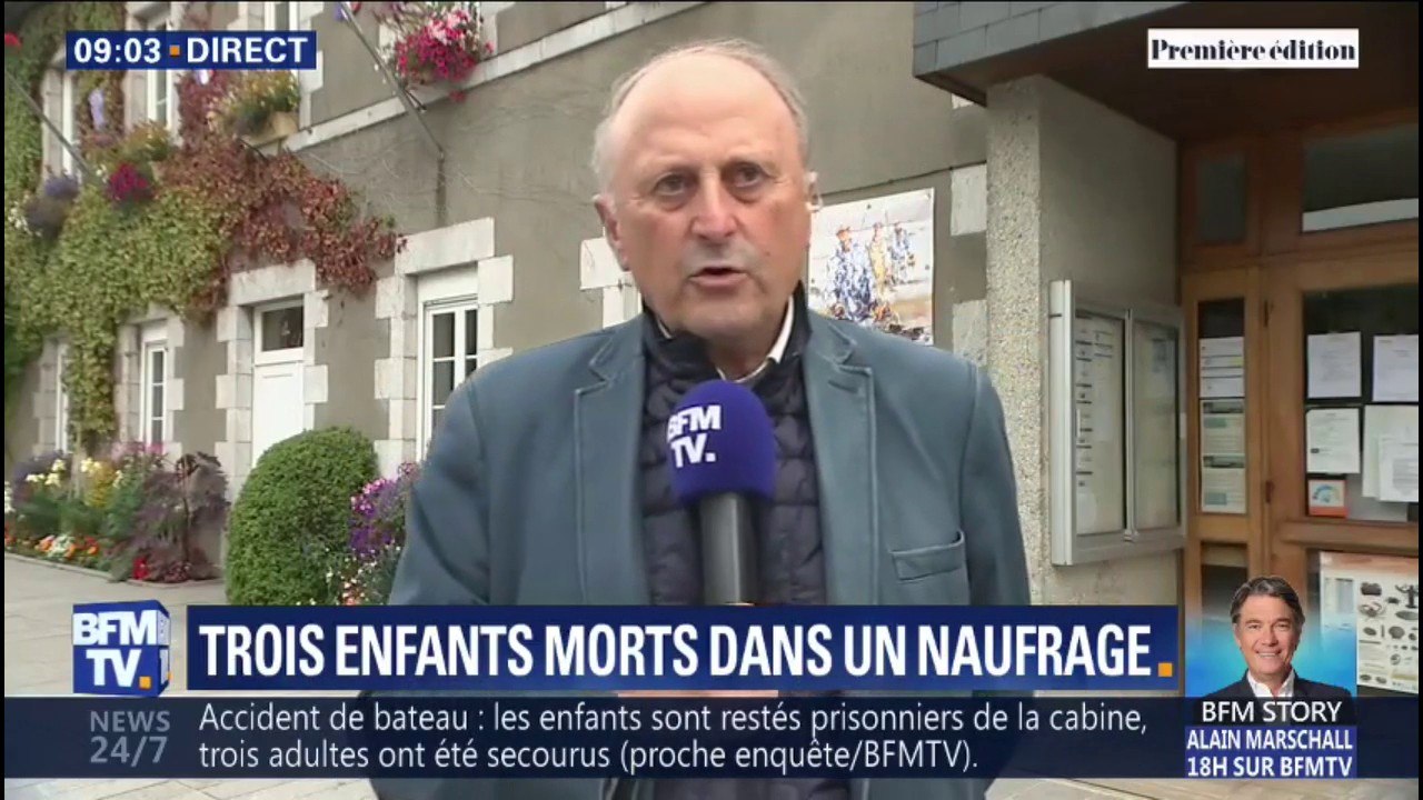 "Nous sommes choqués et traumatisés." Témoigne le maire d'Agon-Coutainville, après la mort de trois enfants dans un naufrage
