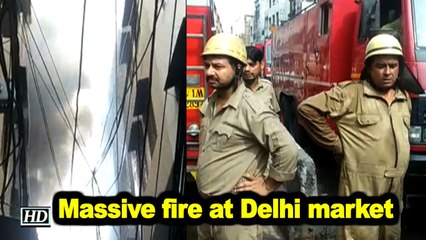 Massive fire at Delhi market
