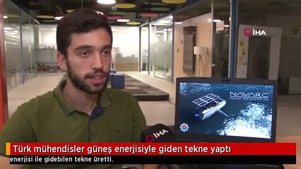 Türk mühendisler güneş enerjisiyle giden tekne yaptı