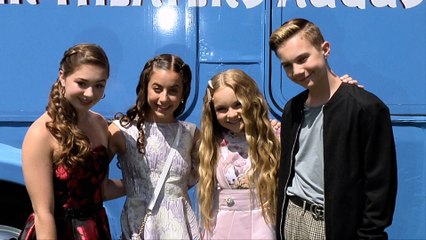 Dance Moms:  Hannah, GiaNina, Pressley, Brady "The Angry Birds Movie 2" Green Carpet