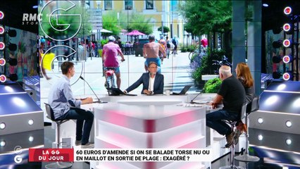 La GG du jour : 60 euros d'amende si on se balade torse nu ou en maillot en sortie de plage, exagéré ? - 13/08
