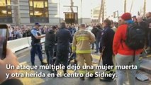 Una mujer muerta y otra herida en ataque con cuchillo en el centro de Sídney