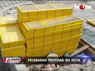 Pemprov DKI Lakukan Revitalisasi Trotoar