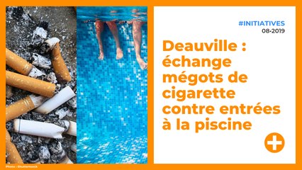 Deauville : échange mégots de cigarette contre entrées à la piscine