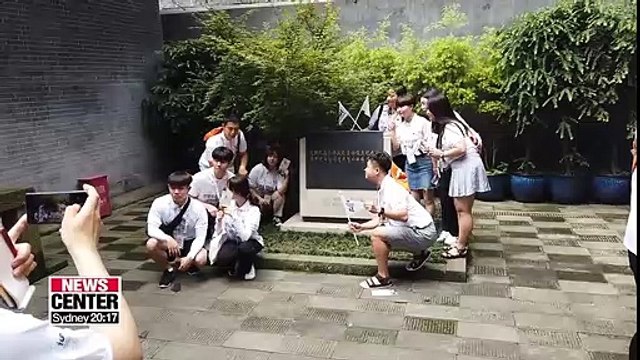 Korean students remember the journey taken by the Provisional Government 100 years ago