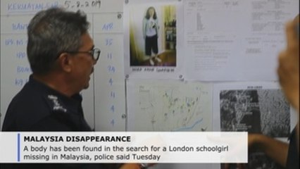 Body found in search for London schoolgirl missing in Malaysia