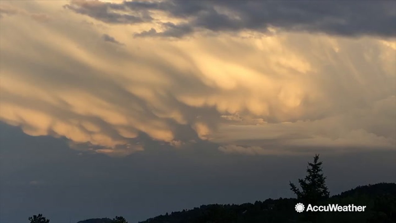A stormy sunset