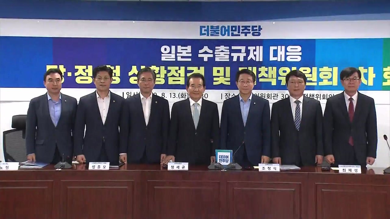 당·정·청 "1조 6천억 원 규모 소재·부품·장비 사업 예타 면제" / YTN