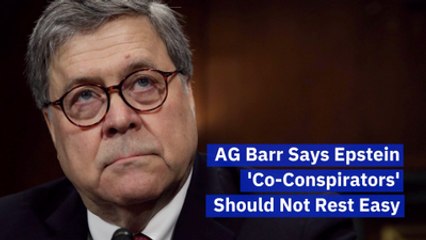AG Barr Will Find Jeffrey Epstein's Crime Associates