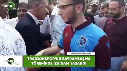 Trabzonspor'un bayramlaşma töreninde izdiham yaşandı