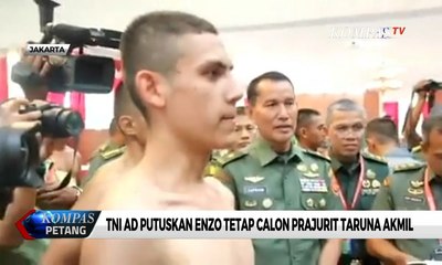 TNI AD Putuskan Enzo Tetap Calon Prajurit Taruna Akmil