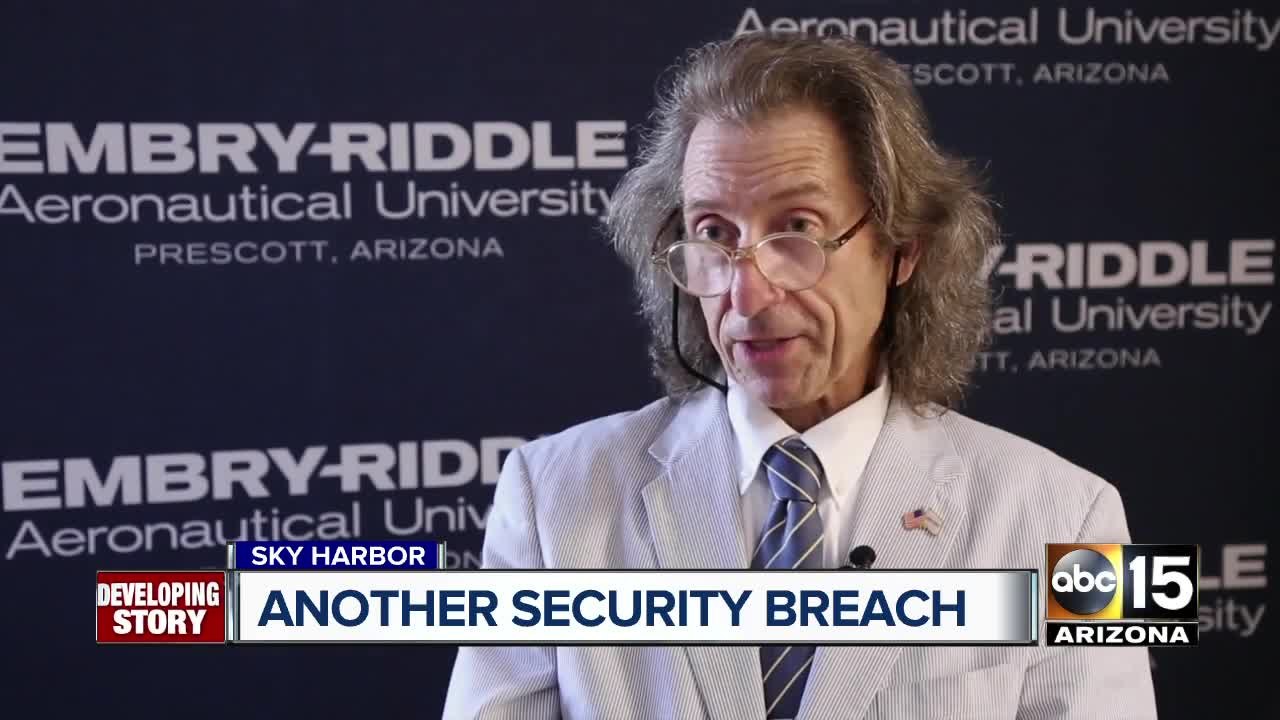 39-year-old man accused of criminal trespassing at Sky Harbor Airport