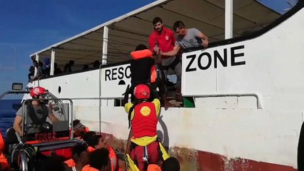 More than 500 migrants remain stranded on ships in the Mediterranean