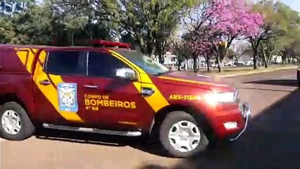 Trabalhador cai de telhado e fica em estado grave na Avenida Brasil