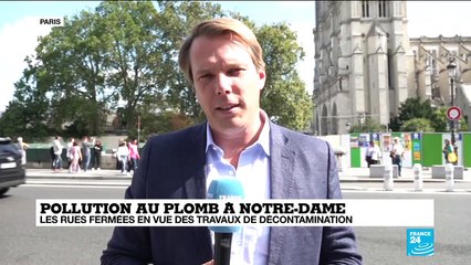 Pollution au plomb à Notre-Dame : début de la décontamination des rues adjacentes