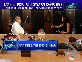 CNBC-TV18 Exclusive: Rakesh Jhunjhunwala says not very happy with the state of stock market