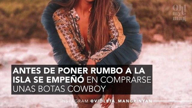 Violeta Mangriñán hace el ridículo con su estilismo por seguir la moda