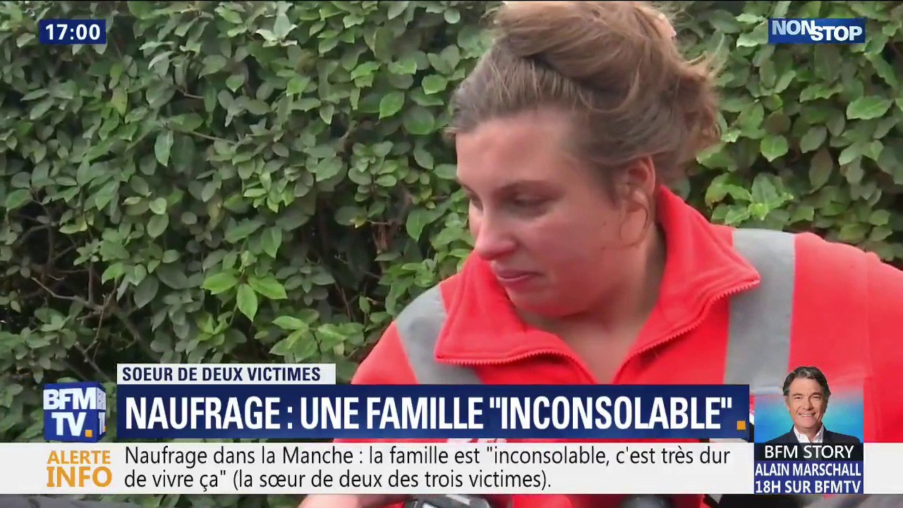 Naufrage dans la Manche: "C'est très dur de vivre ça", témoigne la sœur de deux des trois victimes