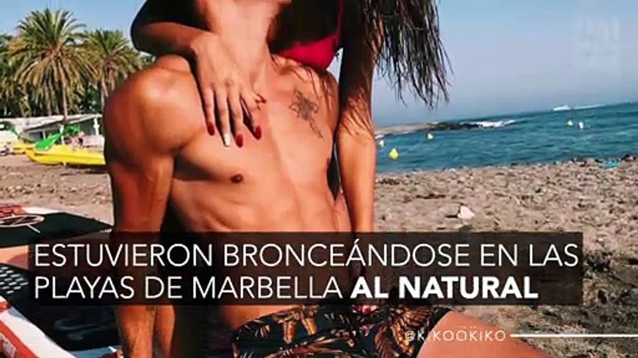 Fotografían a Sofía Suescun en topless disfrutando de la playa con Kiko Jiménez