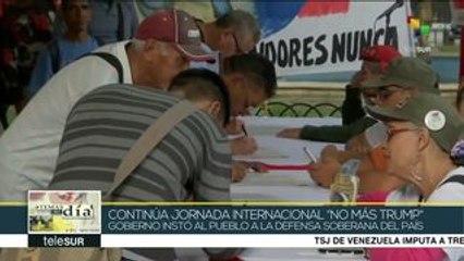 Temas del Día: Venezuela: firmas para exigir cese al bloqueo